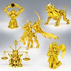 Bandai Saint Seiya Myth Cloth EX Bronze Saint Inheritor Of Gold Cloth Set di 5