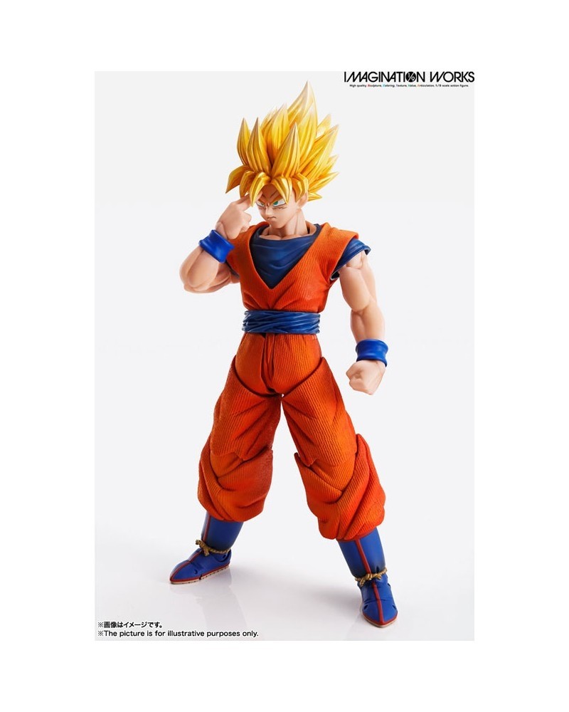 Bandai Imagination Works Dragon ball Z DBZ Goku Action Figure(Aperto x Controllo)