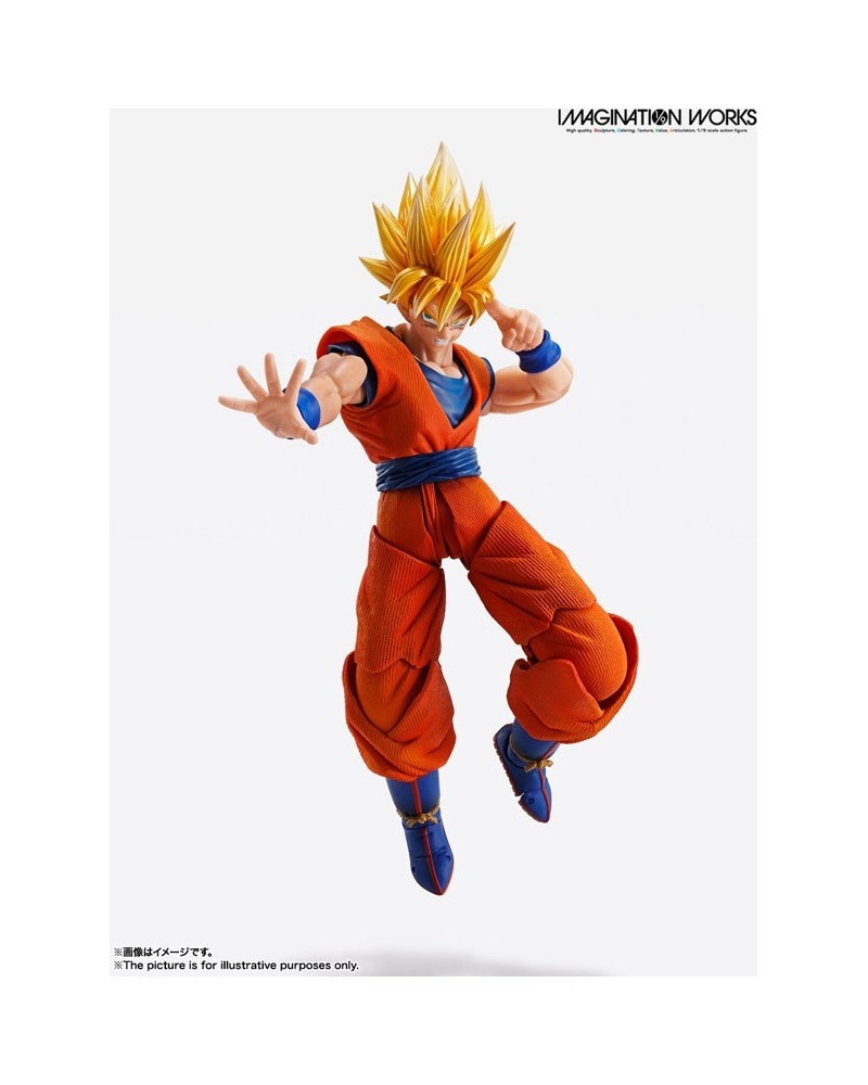 Bandai Imagination Works Dragon ball Z DBZ Goku Action Figure(Aperto x Controllo)