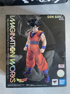 Bandai Imagination Works Dragon ball Z DBZ Goku Action Figure(Aperto x Controllo)